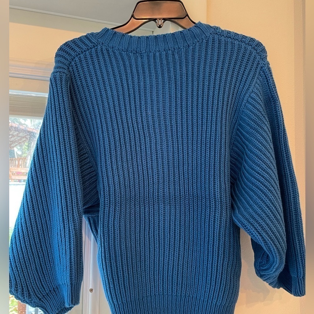 NWT Misha & Puff Fisherman Cardigan in Cousteau Blue - Picture 5 of 7